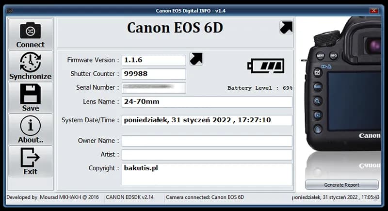 Jak sprawdzić przebieg aparatu? Poradnik Canon, Nikon, Sony