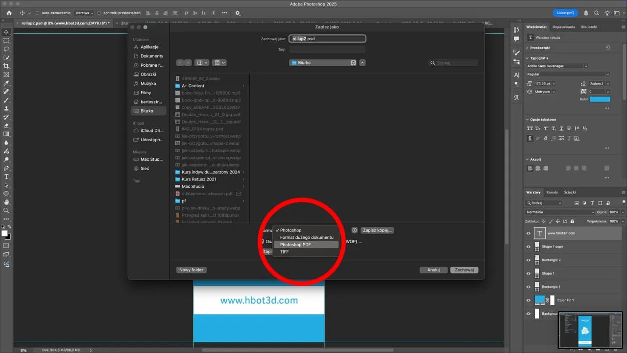 Jak zapisać plik w Photoshopie? Poradnik do druku i internetu